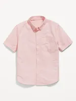 Short-Sleeve Oxford Shirt for Boys