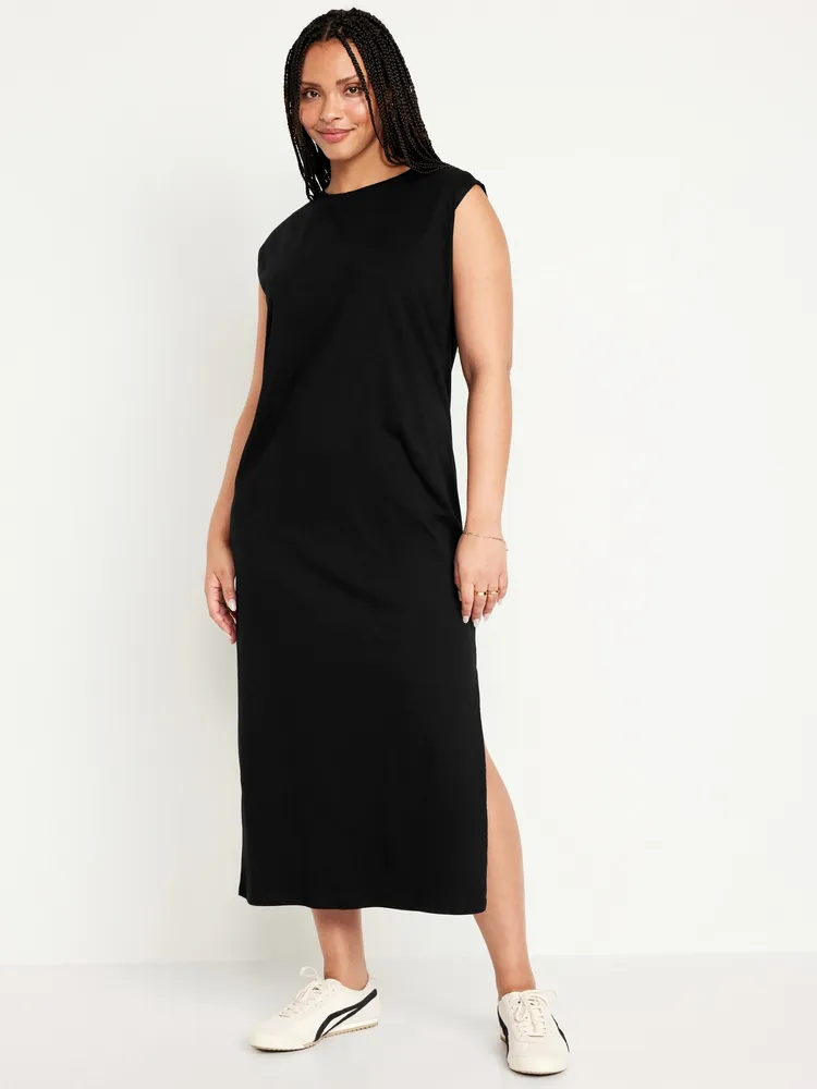 Sleeveless Maxi Column Dress