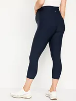 Maternity Full-Panel PowerSoft Crop Leggings