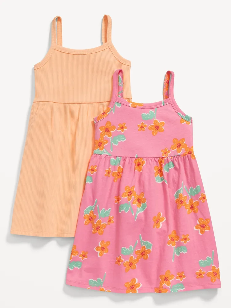 Sleeveless Fit and Flare Dress 2-Pack for Toddler Girls