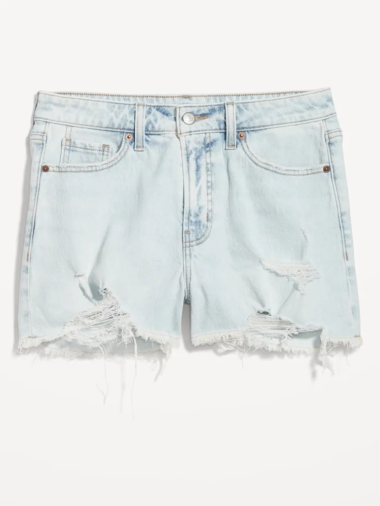 High-Waisted OG Straight Jean Shorts for Women -- 3-inch inseam