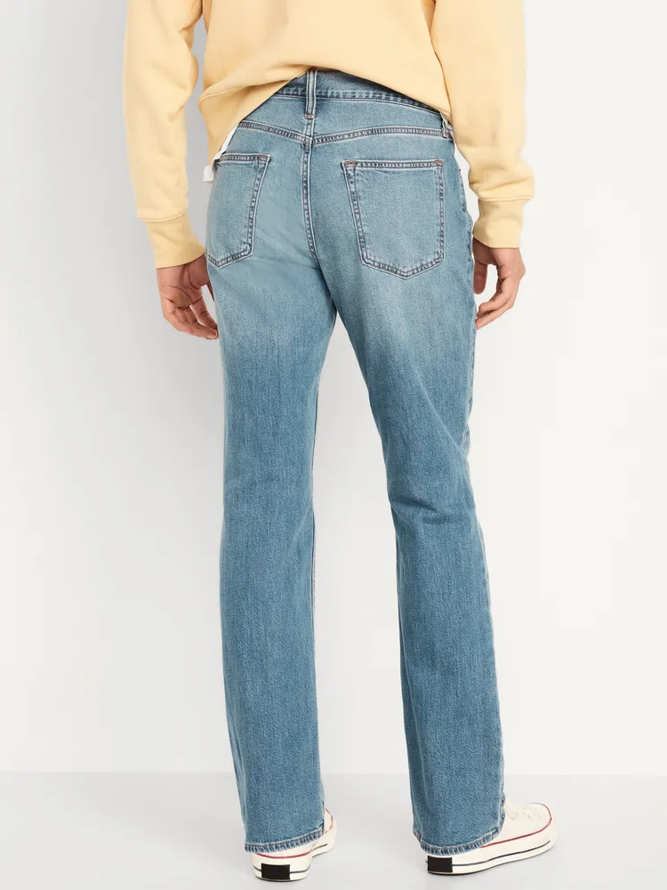 Boot-Cut Built-In Flex Jeans for Men