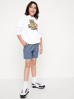 Twill Shorts for Boys Above Knee