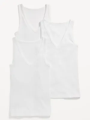 First Layer V-Neck Tank Top 3-Pack