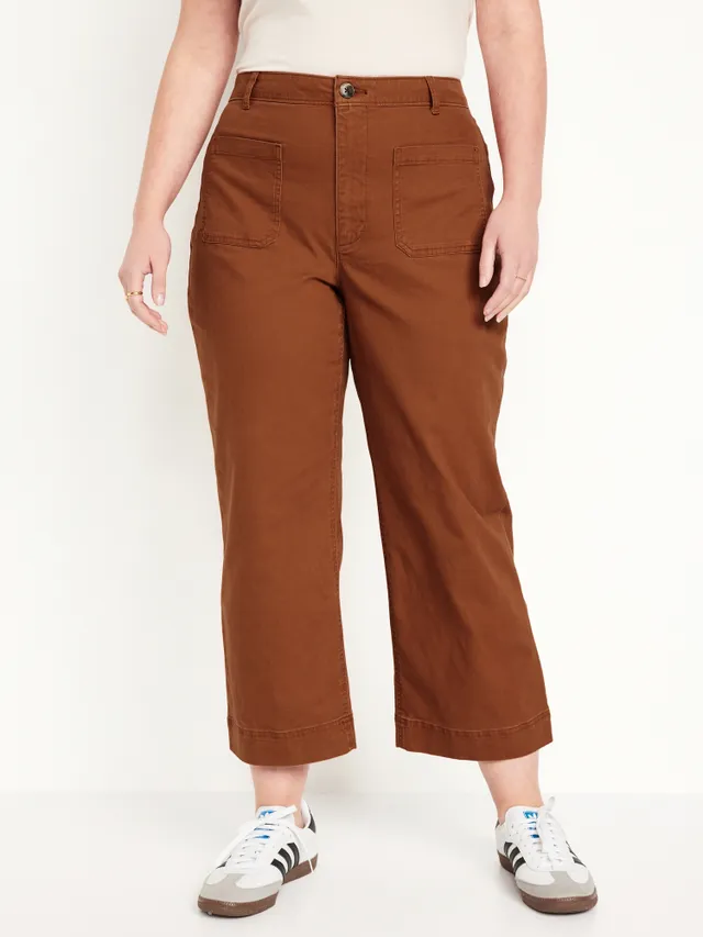 High-Waisted Pointelle-Knit Flare Pajama Pants