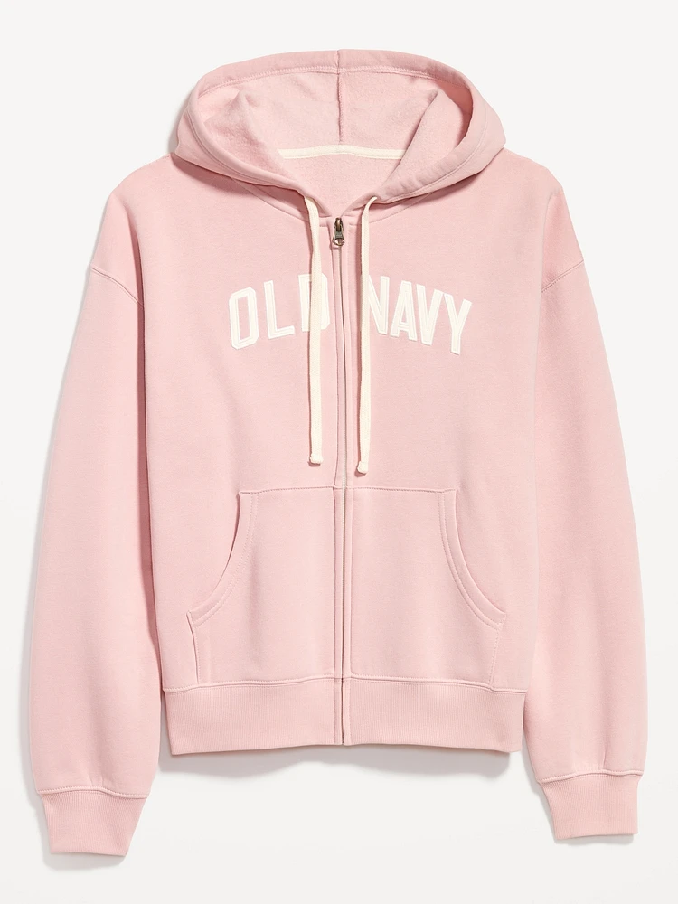 Logo Zip Hoodie