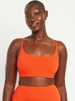 Scoop-Neck Bikini Swim Top