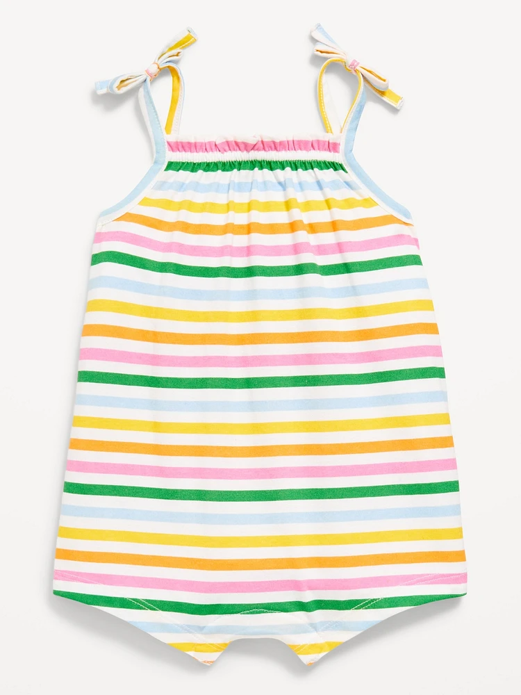 Tie-Bow One-Piece Romper for Baby