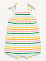 Tie-Bow One-Piece Romper for Baby