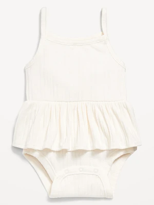 Sleeveless Peplum Bodysuit for Baby