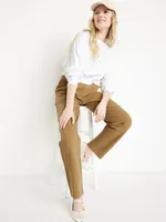 Extra High-Waisted Taylor Trouser Straight Pants