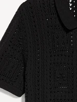 Sweater-Knit Shirt