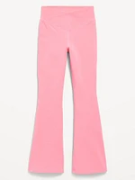 High-Waisted PowerChill Crossover Flared Leggings for Girls