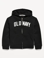 Logo-Graphic Zip-Front Hoodie for Boys