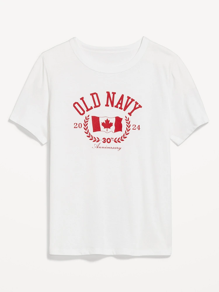 Matching Canada Flag Graphic T-Shirt