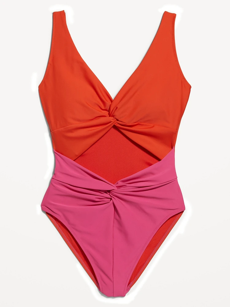 Cutout One-Piece Swimsuit