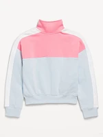 Long-Sleeve Quarter Zip Sweatshirt for Girls