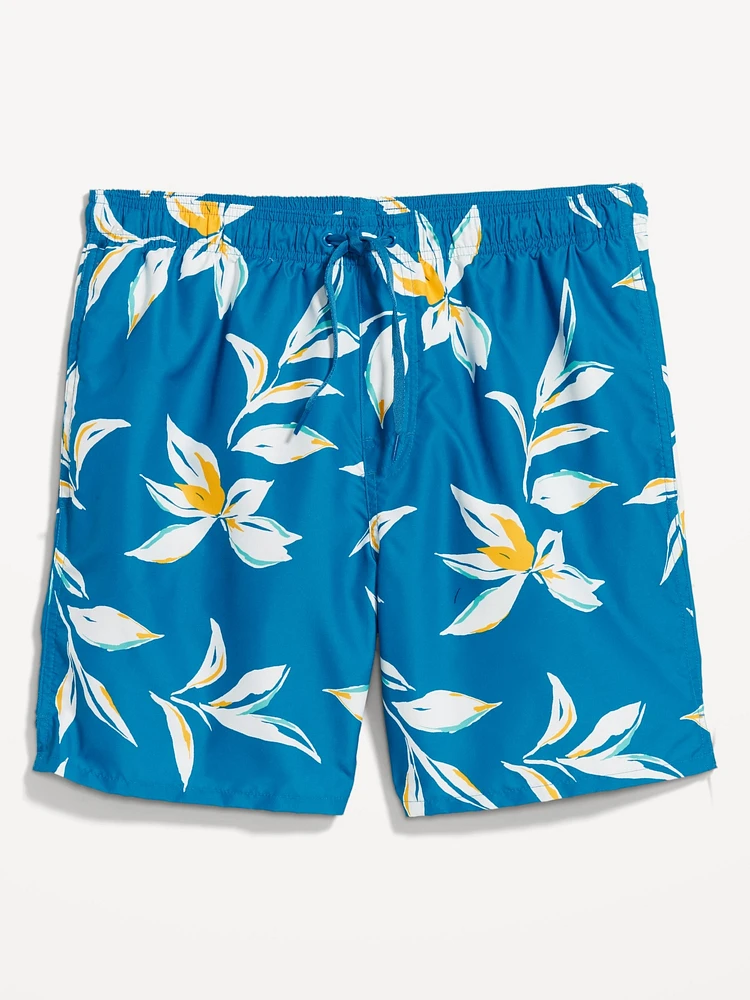 Printed Swim Trunks - 7-inch inseam