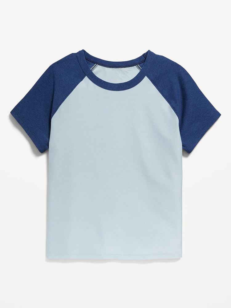 CloudMotion Raglan-Sleeve T-Shirt for Girls