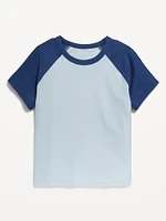 CloudMotion Raglan-Sleeve T-Shirt for Girls