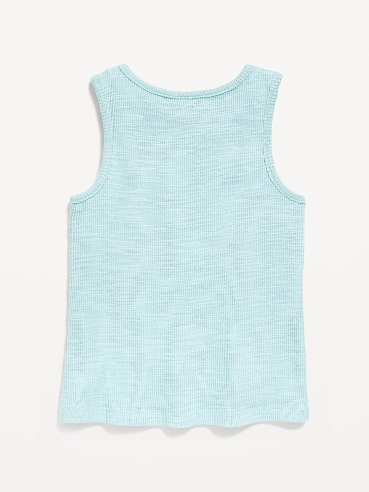 Cutout-Graphic Tank Top for Girls