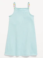 Sleeveless Beaded Charm Cami Dress for Girls