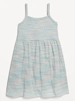 Rib-Knit Cami Dress for Toddler Girls