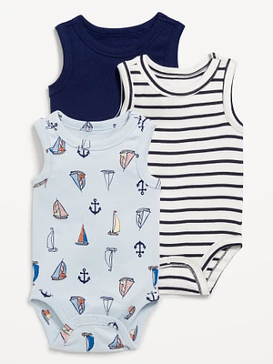 Sleeveless Bodysuit 3-Pack for Baby