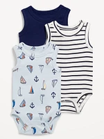 Sleeveless Bodysuit 3-Pack for Baby