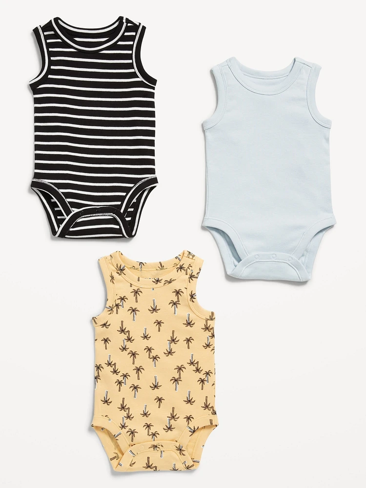 Sleeveless Bodysuit 3-Pack for Baby