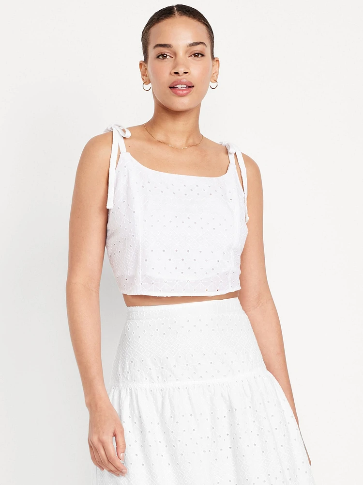 Cami Eyelet Top