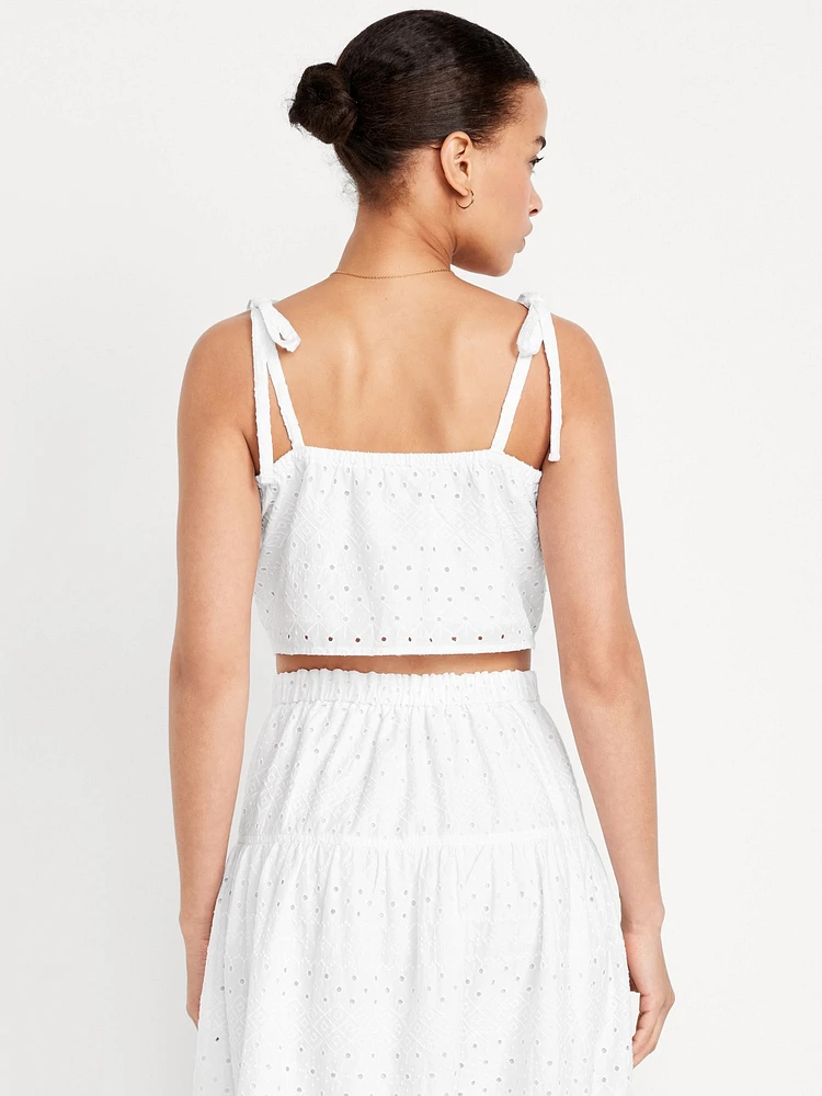 Cami Eyelet Top