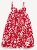 Sleeveless Bow-Tie Dress for Toddler Girls
