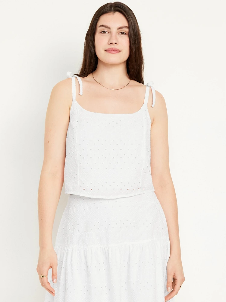 Cami Eyelet Top