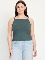 Rib-Knit Cami Tank Top