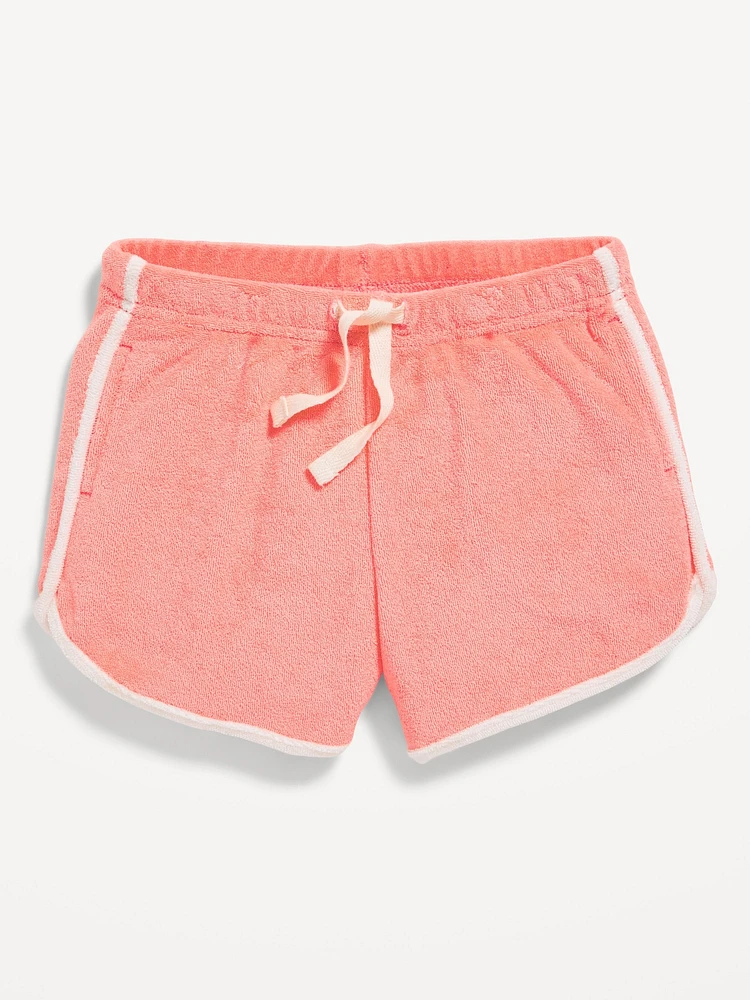 Terry Dolphin-Hem Shorts for Toddler Girls