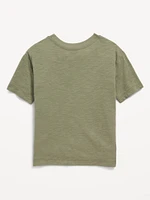 Oversized Flap-Pocket T-Shirt for Toddler Boys