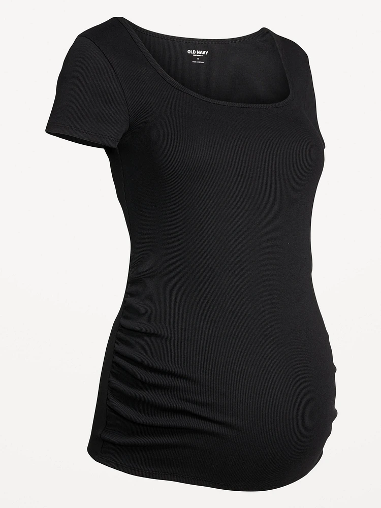 Maternity Square-Neck T-Shirt