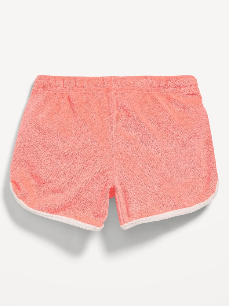 Terry Dolphin-Hem Shorts for Toddler Girls