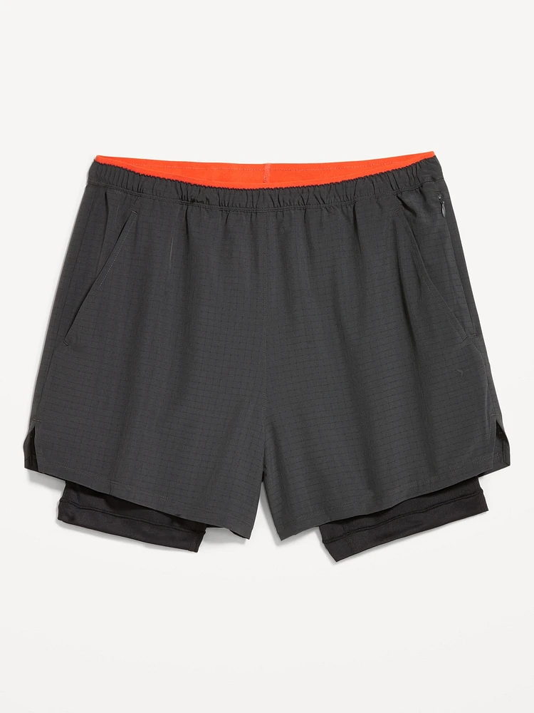 2-in-1 Trail Shorts -- 4-inch inseam