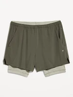 2-in-1 Trail Shorts -- 4-inch inseam