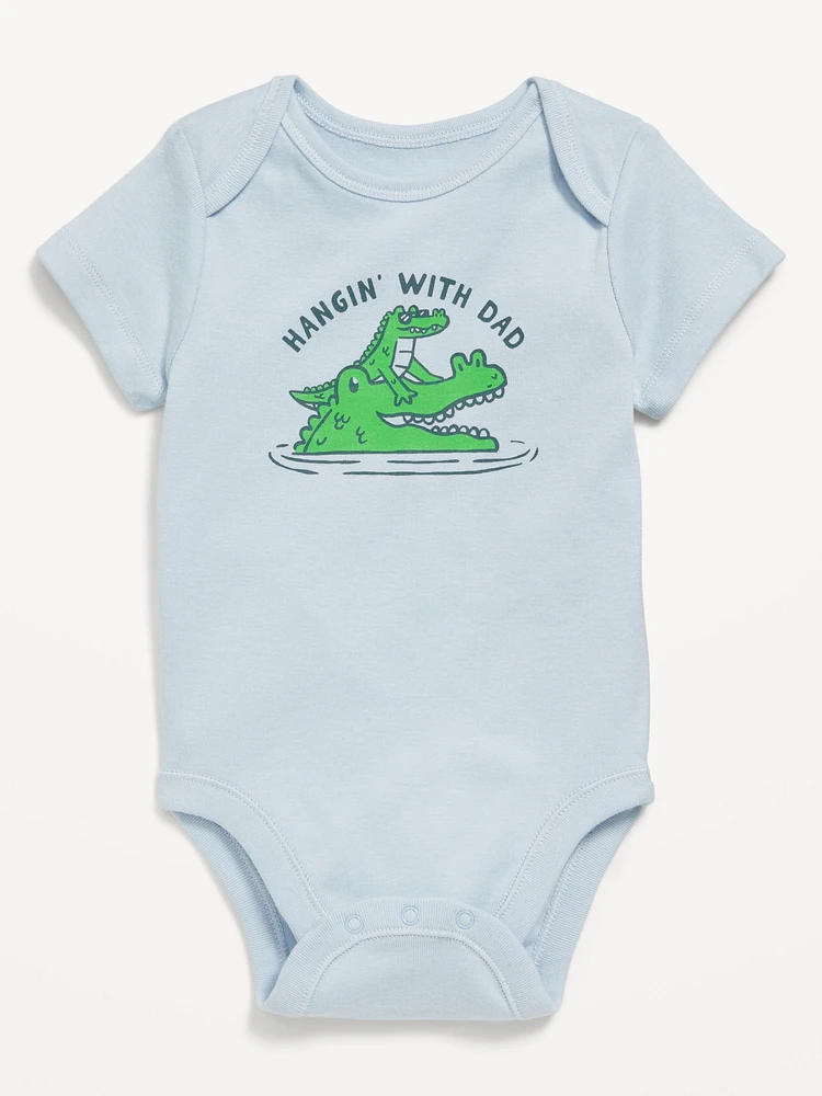 Short-Sleeve Graphic Bodysuit for Baby