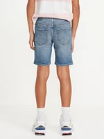 Knee Length 360° Stretch Pull-On Jean Shorts for Boys