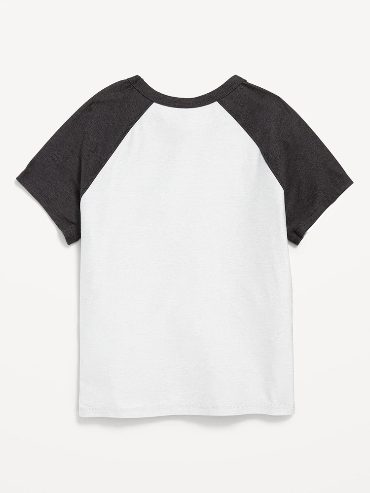 CloudMotion Raglan-Sleeve T-Shirt for Girls