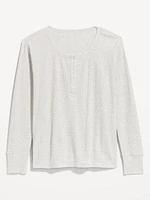 Waffle Lounge Long-Sleeve Top