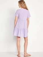 Tiered Mini Swing Dress