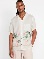 Short-Sleeve Camp Shirt