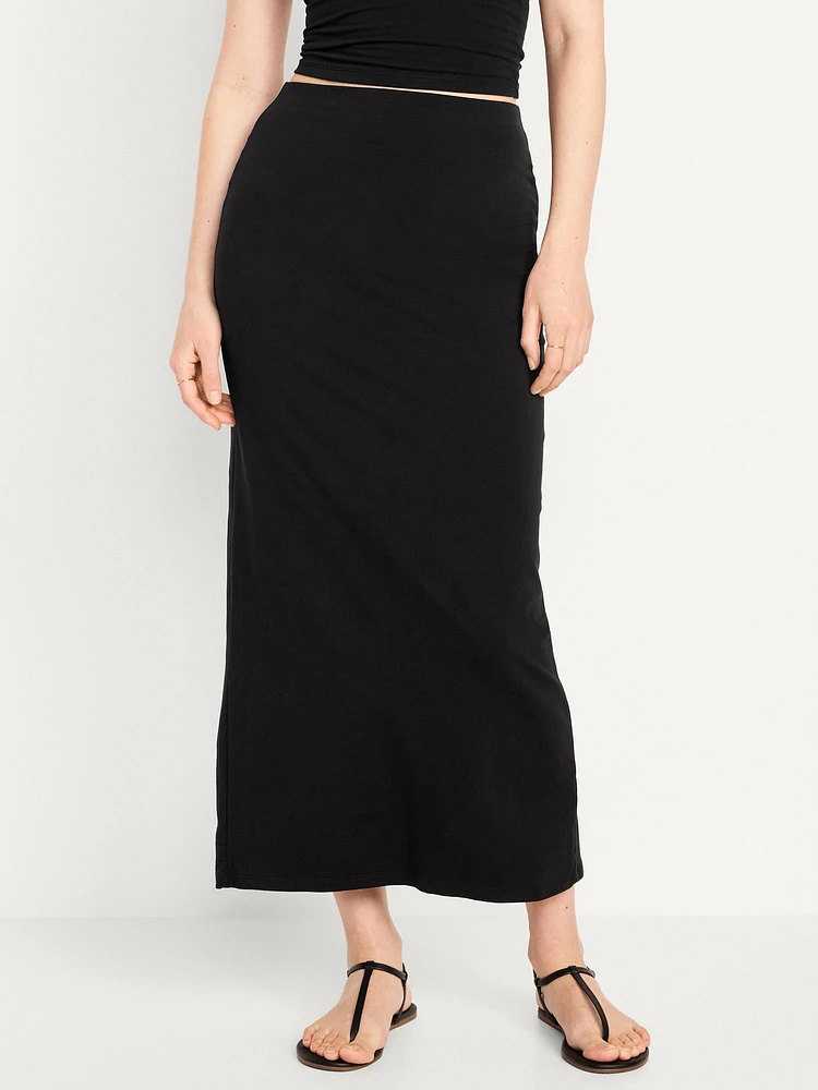 Fitted Maxi Skirt