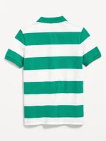 Printed Pique Polo Shirt for Boys