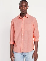 Classic Fit Everyday Linen-Blend Shirt